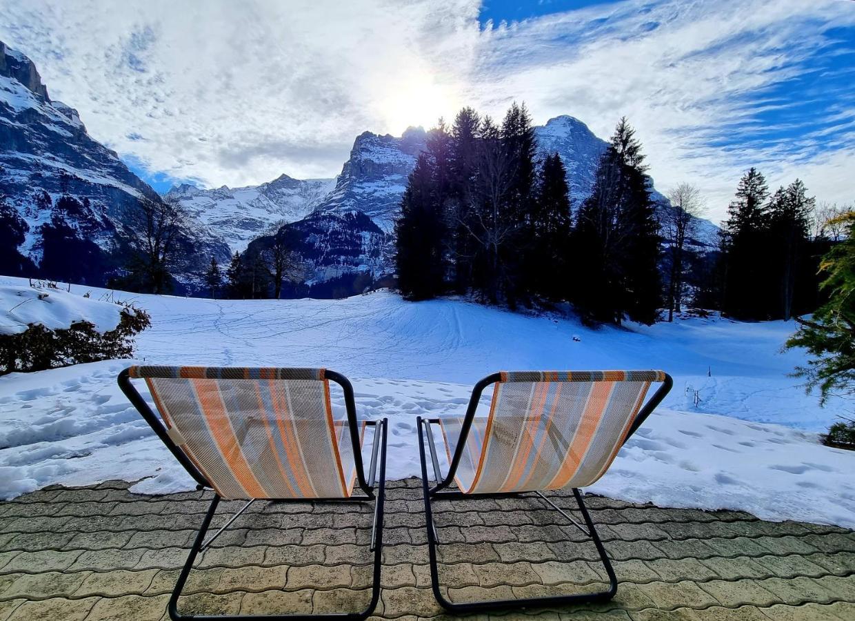 Mom - Alpine Boutique Apartments, Grindelwald Gletscher, Eiger View Terrace Studio 외부 사진