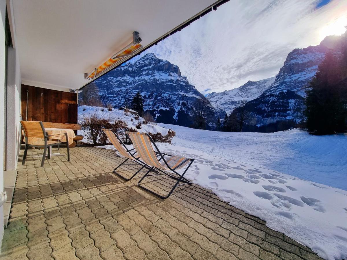 Mom - Alpine Boutique Apartments, Grindelwald Gletscher, Eiger View Terrace Studio 외부 사진